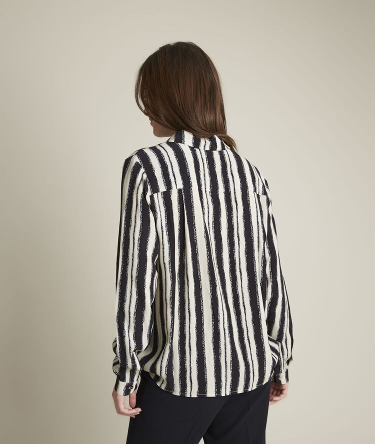 Chemise imprimée erika noir/blanc.