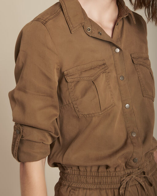 Combinaison terracotta en tencel ® irina toffee.