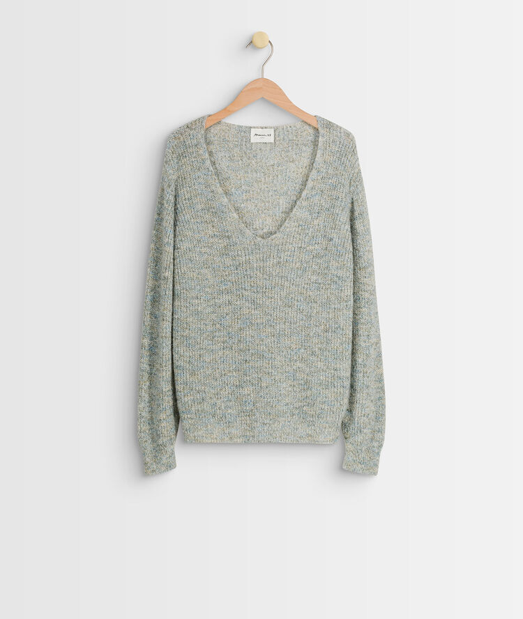 Pull gris perle brillant ryan.