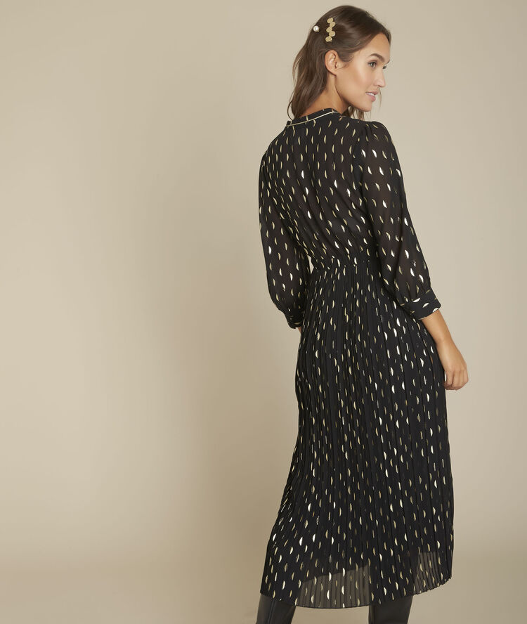 Plooi Jurk Met Lurex Details Radieuse Dames Maison 123