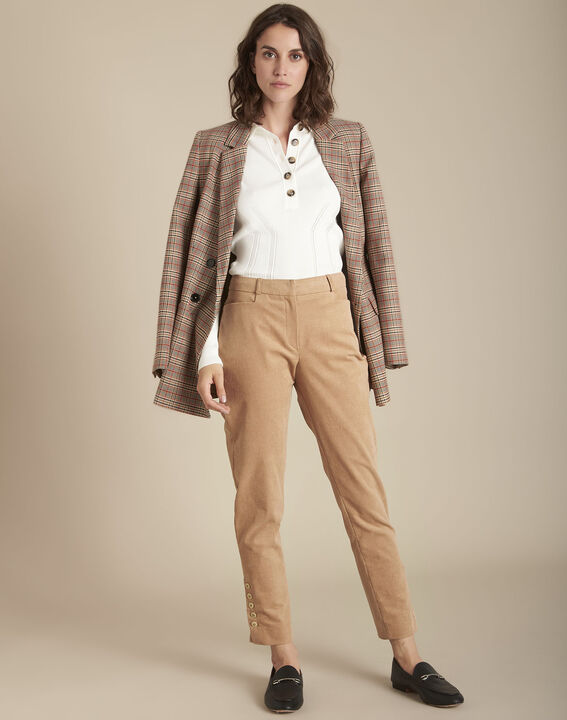 Pantalon droit en velours Eagle | 1-2-3 Pantalon droit en velours Eagle PhotoZ | 1-2-3