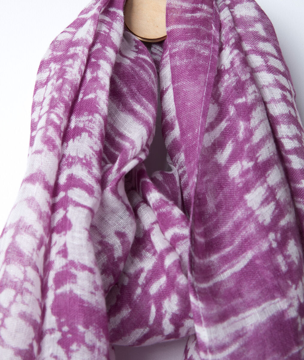 Foulard en lin tie and dye Brad | 1-2-3 Foulard en lin tie and dye Brad PhotoZ | 1-2-3