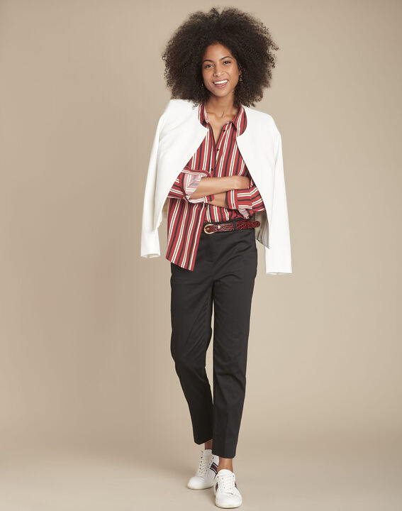 Chemise rouge rayée Minsk | 1-2-3 Chemise rouge rayée Minsk PhotoZ | 1-2-3