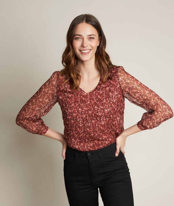 Blouse imprimée Elissandre | 1-2-3 Blouse imprimée Elissandre PhotoZ | 1-2-3