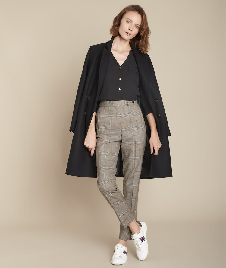 Blouse noire boutons nacrés genna bis noir.
