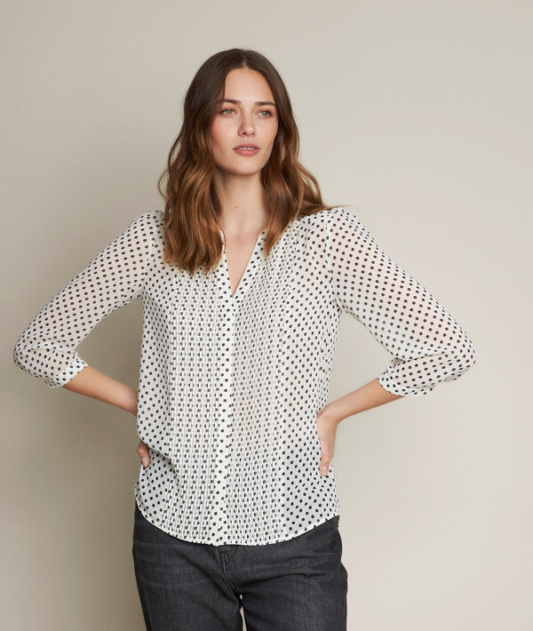 Blouse imprimé pois Emel | 1-2-3 Blouse imprimé pois Emel PhotoZ | 1-2-3
