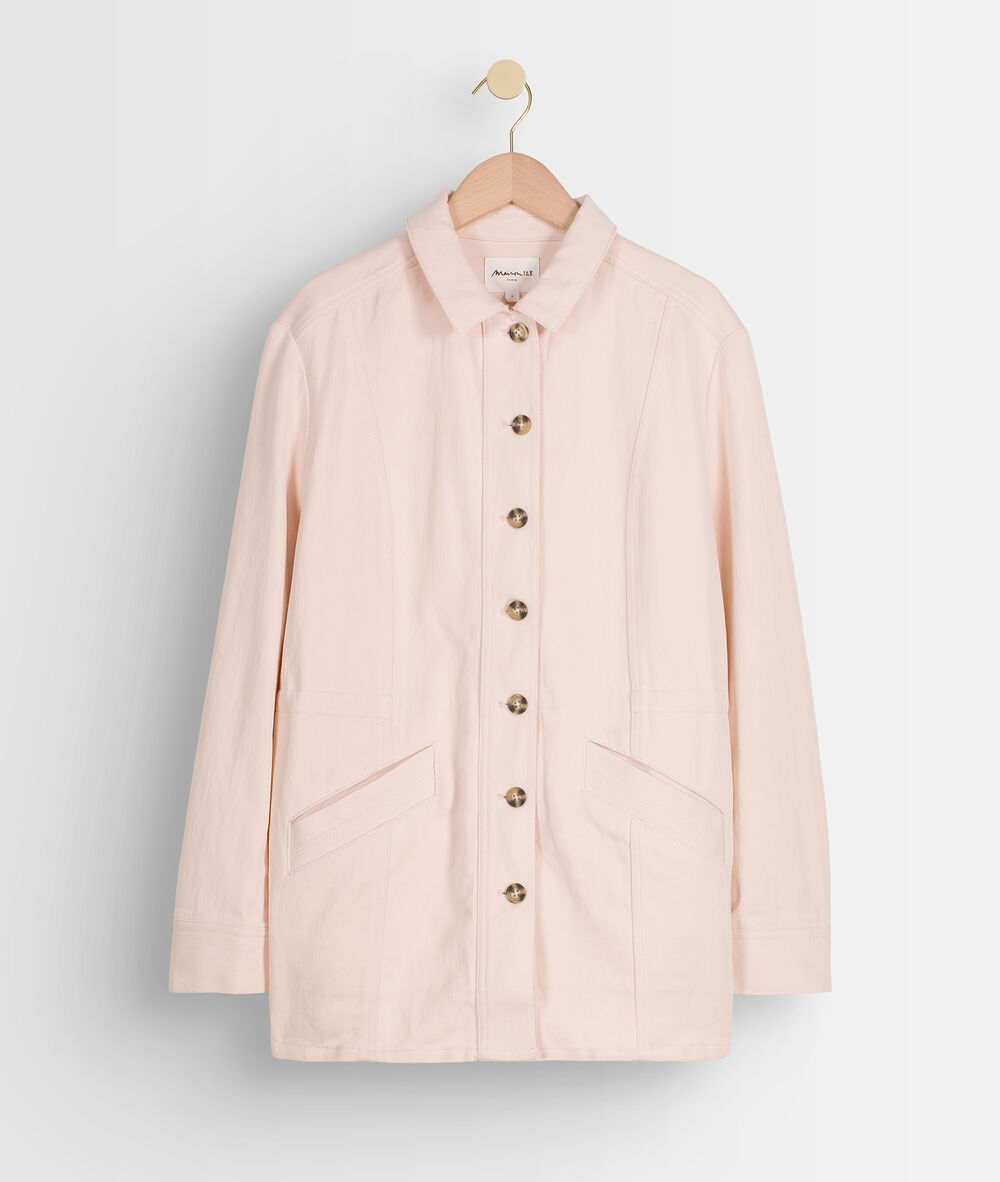 Veste pêche en chanvre et coton paolita make up.