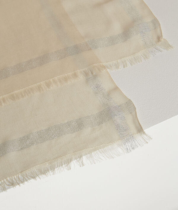 Foulard ivoire lurex Orelia | 1-2-3 Foulard ivoire lurex Orelia PhotoZ | 1-2-3