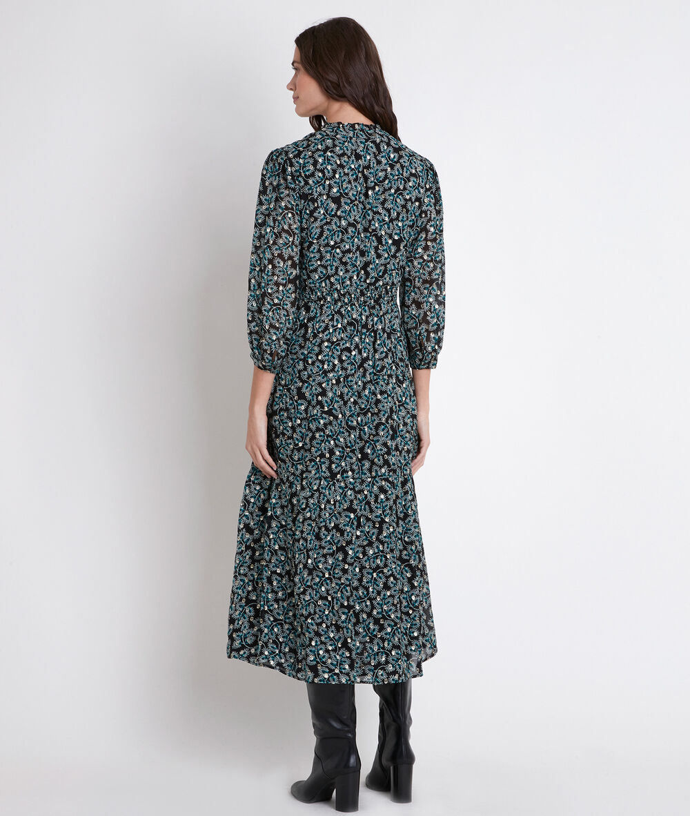 Robe longue cyprès imprimée carola cypres.