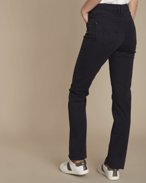 L'original 123 jean droit marine sarah marine.