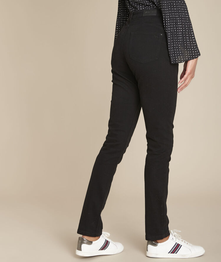 L'elégant push-up : jean slim noir salima noir.