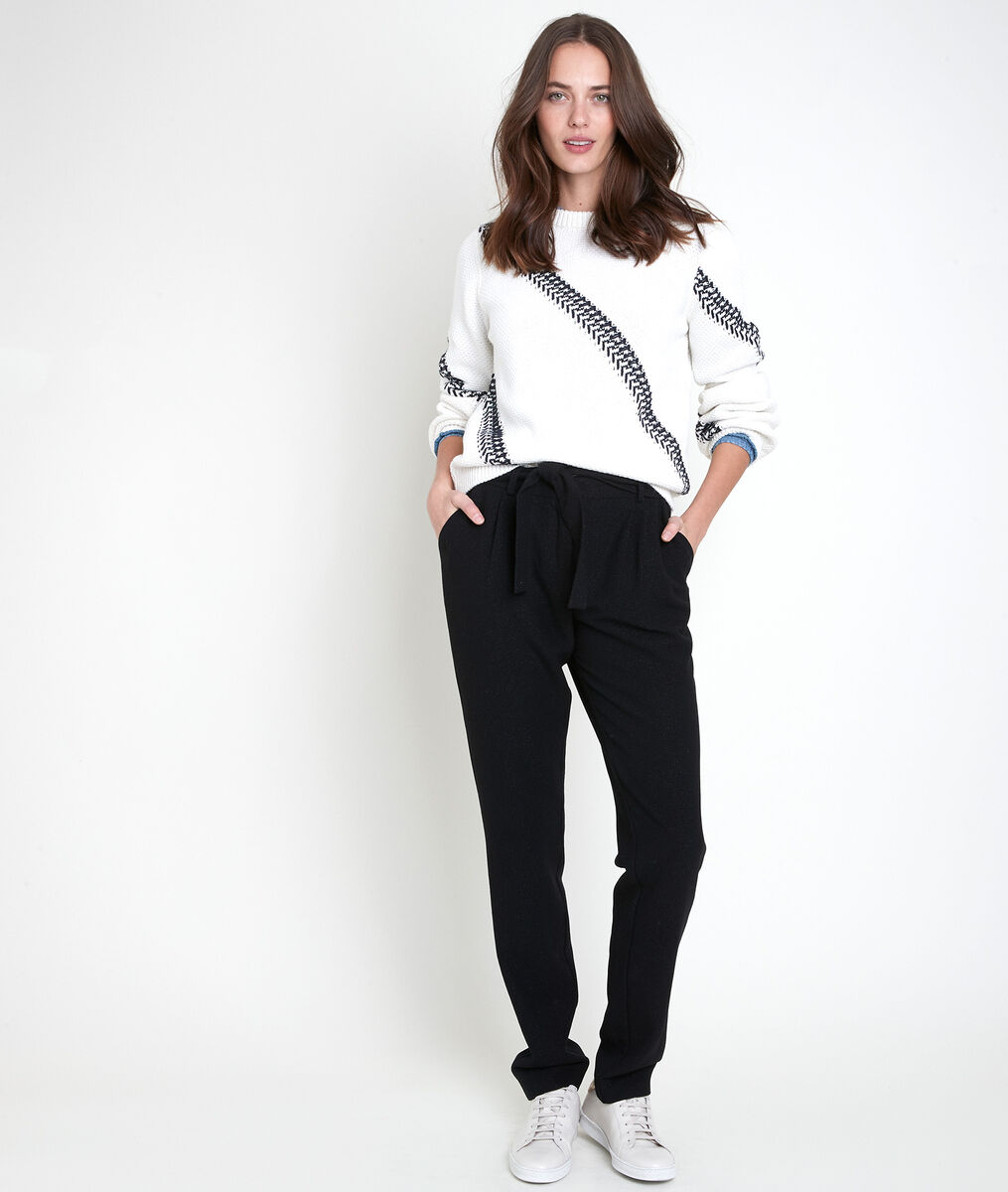 Pantalon carotte lurex Feodor | 1-2-3 Pantalon carotte lurex Feodor PhotoZ | 1-2-3