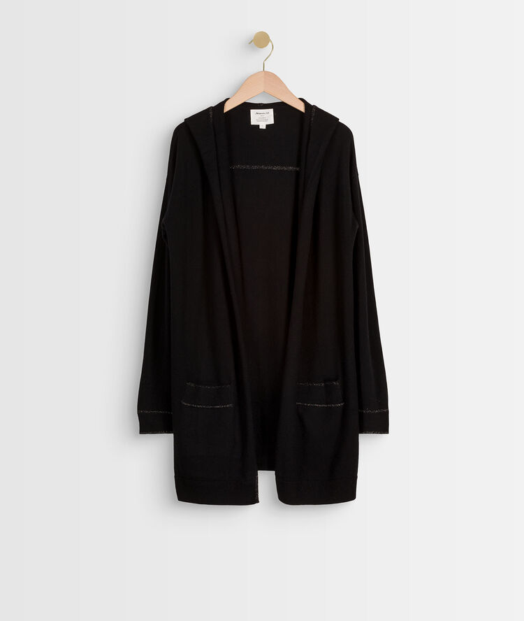 Gilet en laine et cachemire ruth noir.