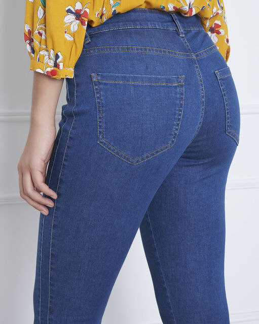 Jean indigo clair slim zips opera indigo clair.