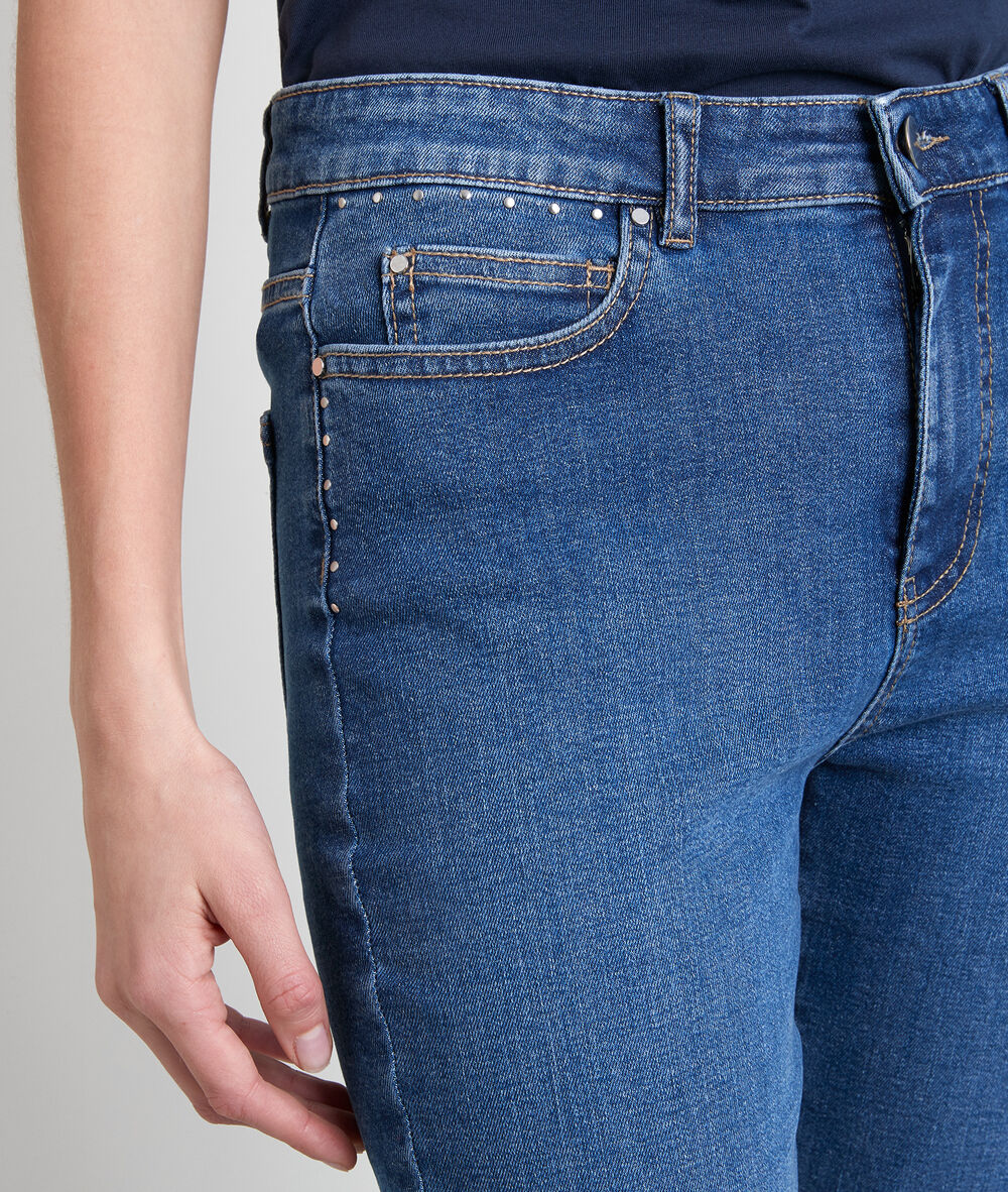 L'iconique slim jean à clous charly stone used.