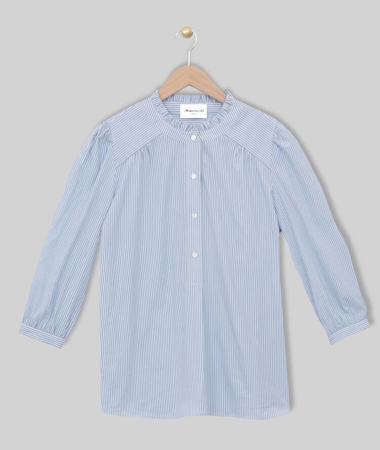 Chemise rayée eulalie nuage.