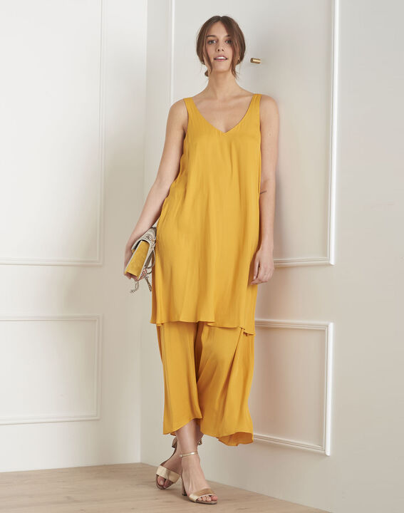Robe jaune à étages Henriette | 1-2-3 Robe jaune à étages Henriette PhotoZ | 1-2-3