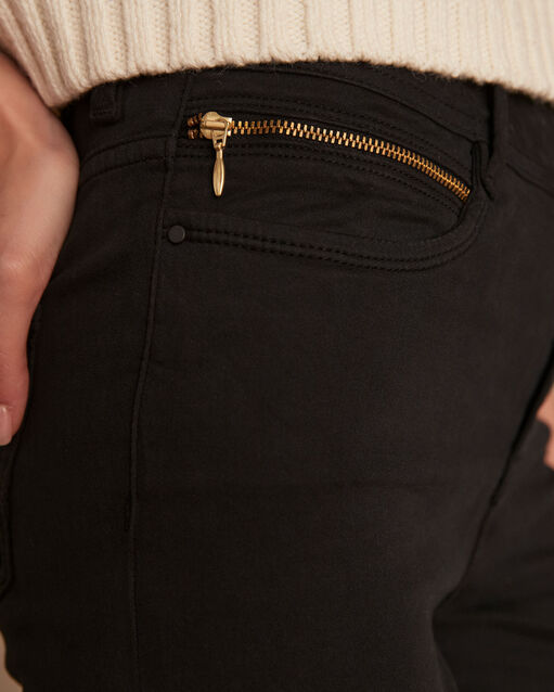 L'iconique slim jean 7/8e noir sultan noir.