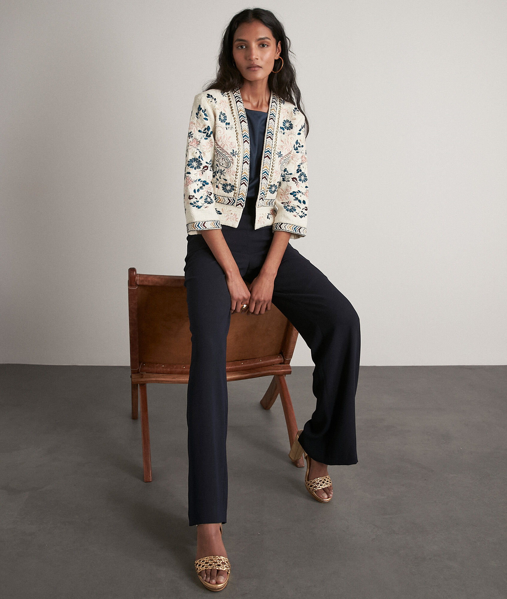 Pantalon large leana