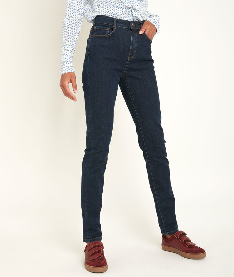 De iconische ruwe slim-fit jeans met used effect suzy denim brut.