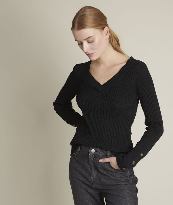 Pull en polyester recyclé Dolmen | 1-2-3 Pull en polyester recyclé Dolmen PhotoZ | 1-2-3