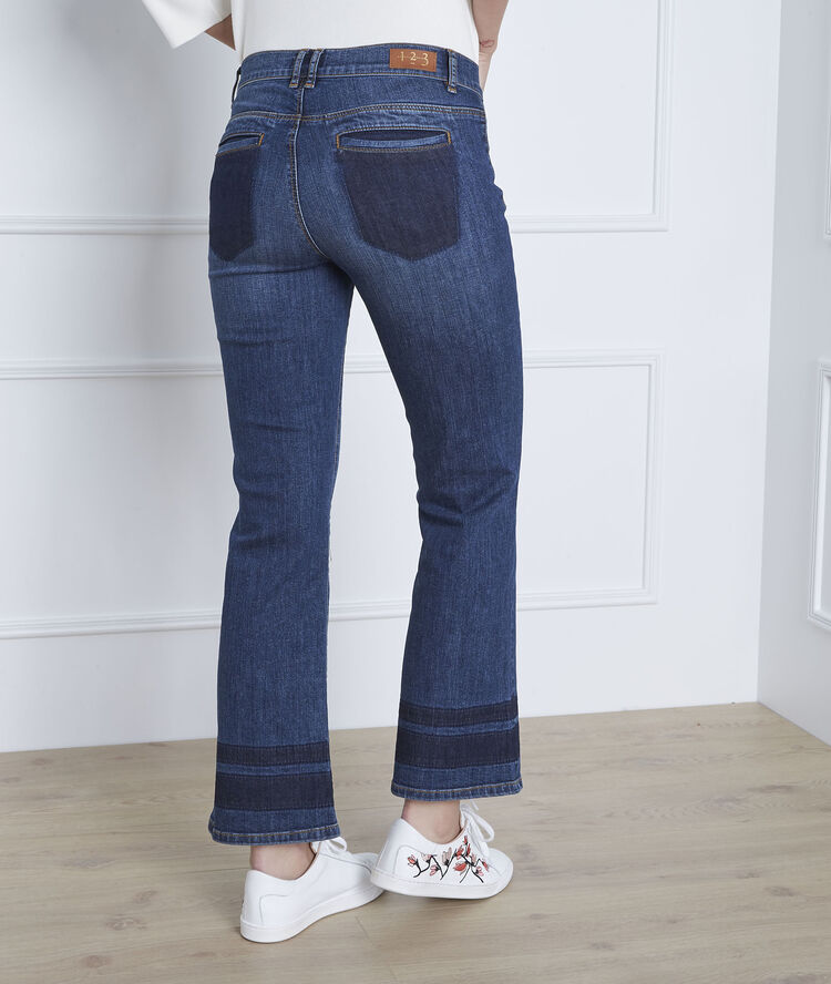 Schlagjeans knöchellang indigoblau chicago dunkles indigoblau.