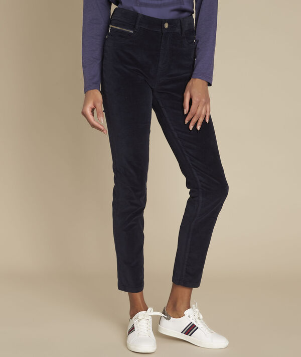L'iconique slim : jean velours marine Sultan | 1-2-3 L'iconique slim : jean velours marine Sultan PhotoZ | 1-2-3