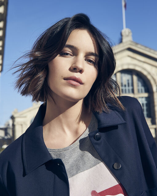 Tee-shirt gris mujer journ&eacute;e des droits de la femme chine moyen.