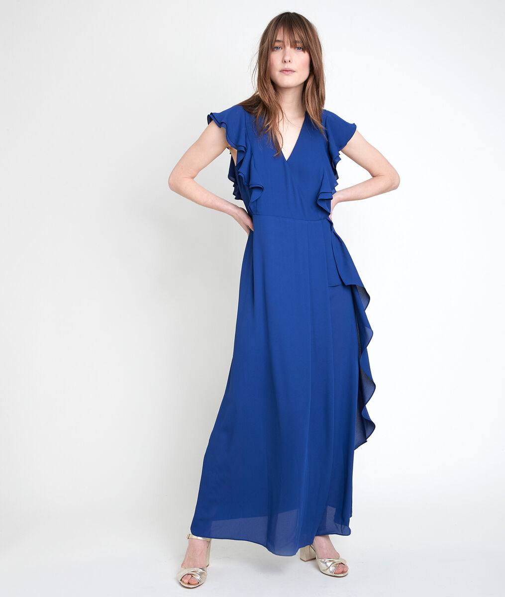 Robe longue myosotis Melanie | 1-2-3 Robe longue myosotis Melanie PhotoZ | 1-2-3