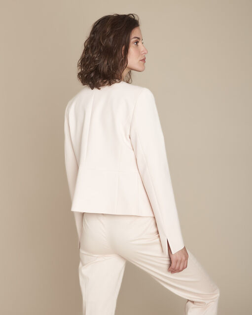 Veste poudre poches à rabat microfibre charme poudre.