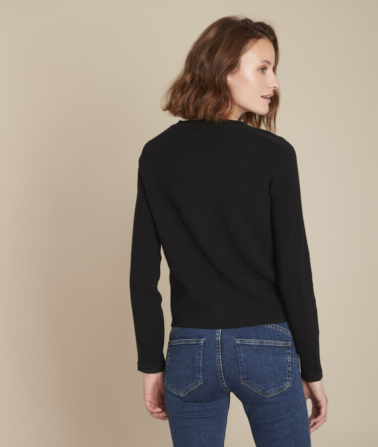 Kort ottomaans vestje fanfan noir.
