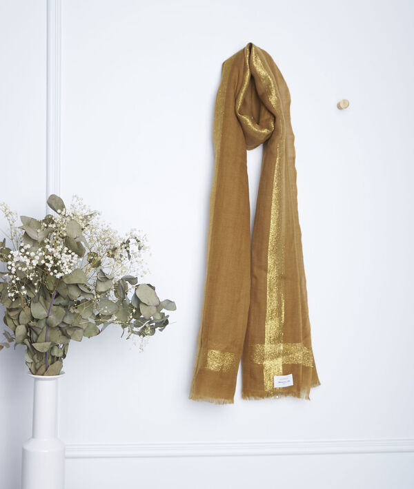 Foulard ambre brillant Galet | 1-2-3 Foulard ambre brillant Galet PhotoZ | 1-2-3