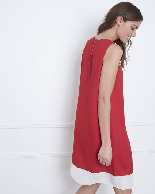 Robe rouge détails lurex isola grenade.