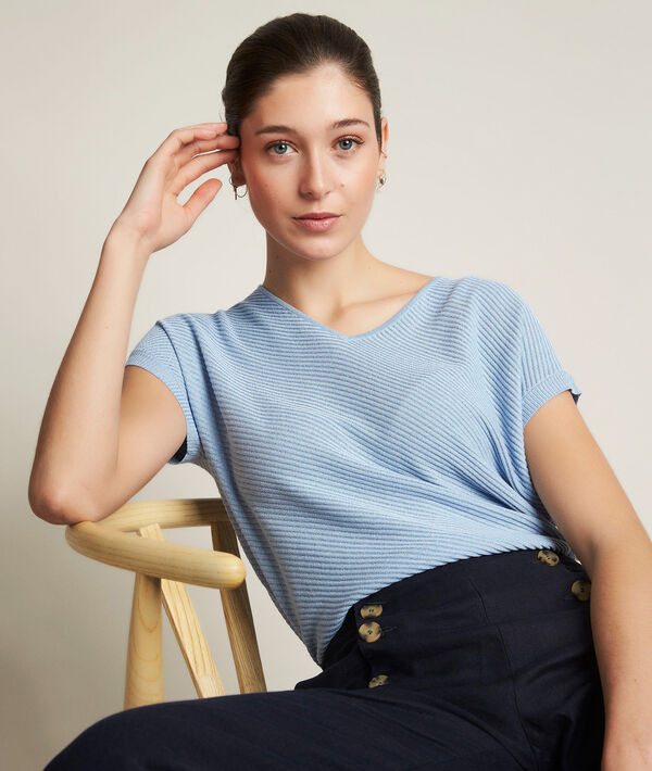 Pull bleu ciel Deria | 1-2-3 Pull bleu ciel Deria PhotoZ | 1-2-3