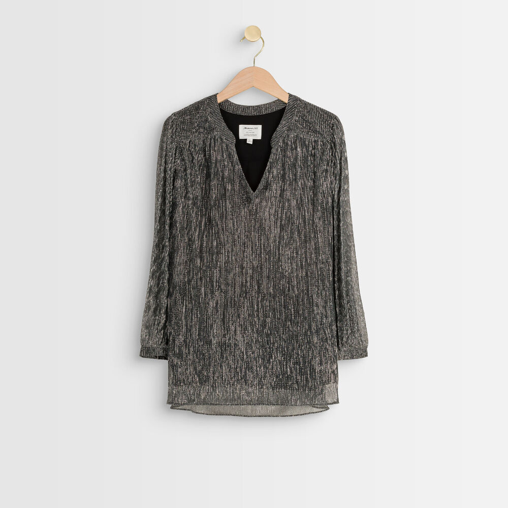 Blouse en lurex elsa chine moyen.