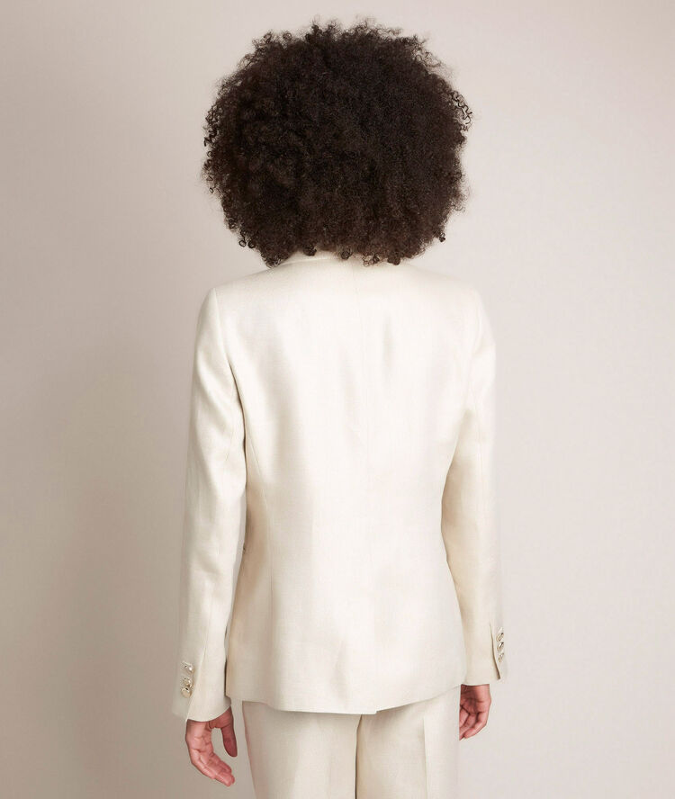Veste en lin brillante lucile.