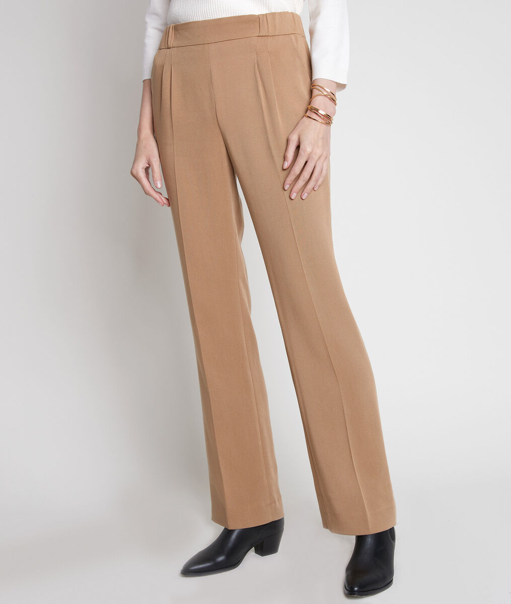 Pantalon large en lyocell camel Declan | 1-2-3 Pantalon large en lyocell camel Declan PhotoZ | 1-2-3