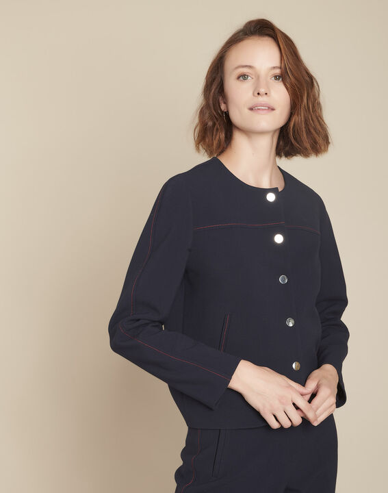 Veste marine compacte Belinda | 1-2-3 Veste marine compacte Belinda PhotoZ | 1-2-3