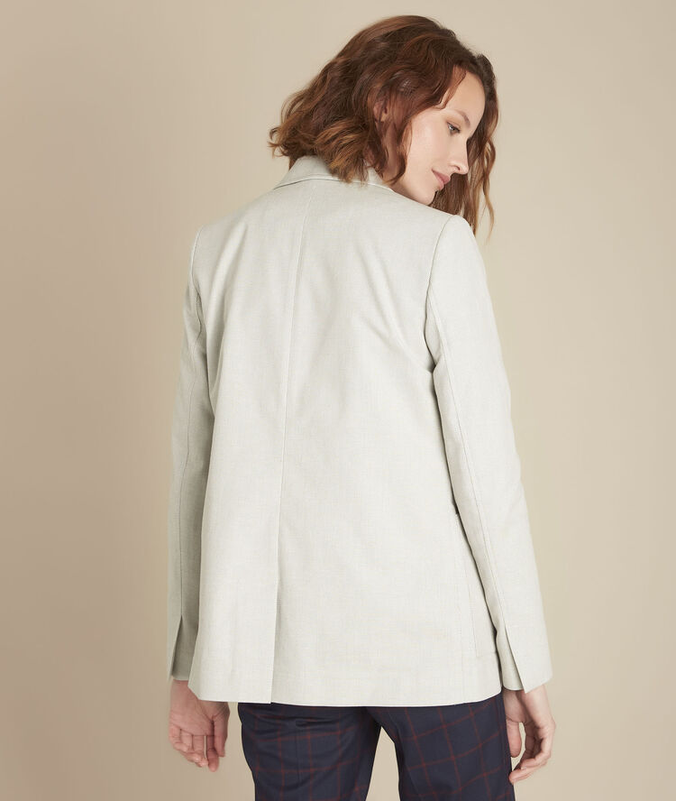 Veste gris chiné bourbon chine moyen.