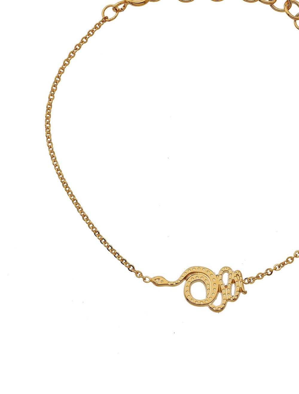 Bracelet serpent or bijoux léone or.