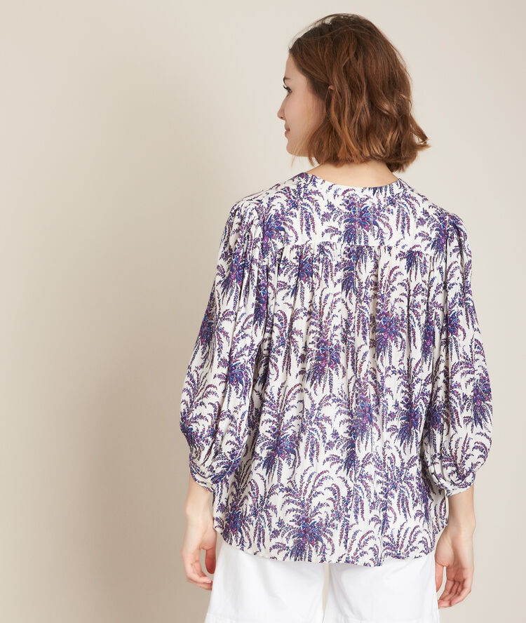 Blouse imprimée elsa bis hortensia.
