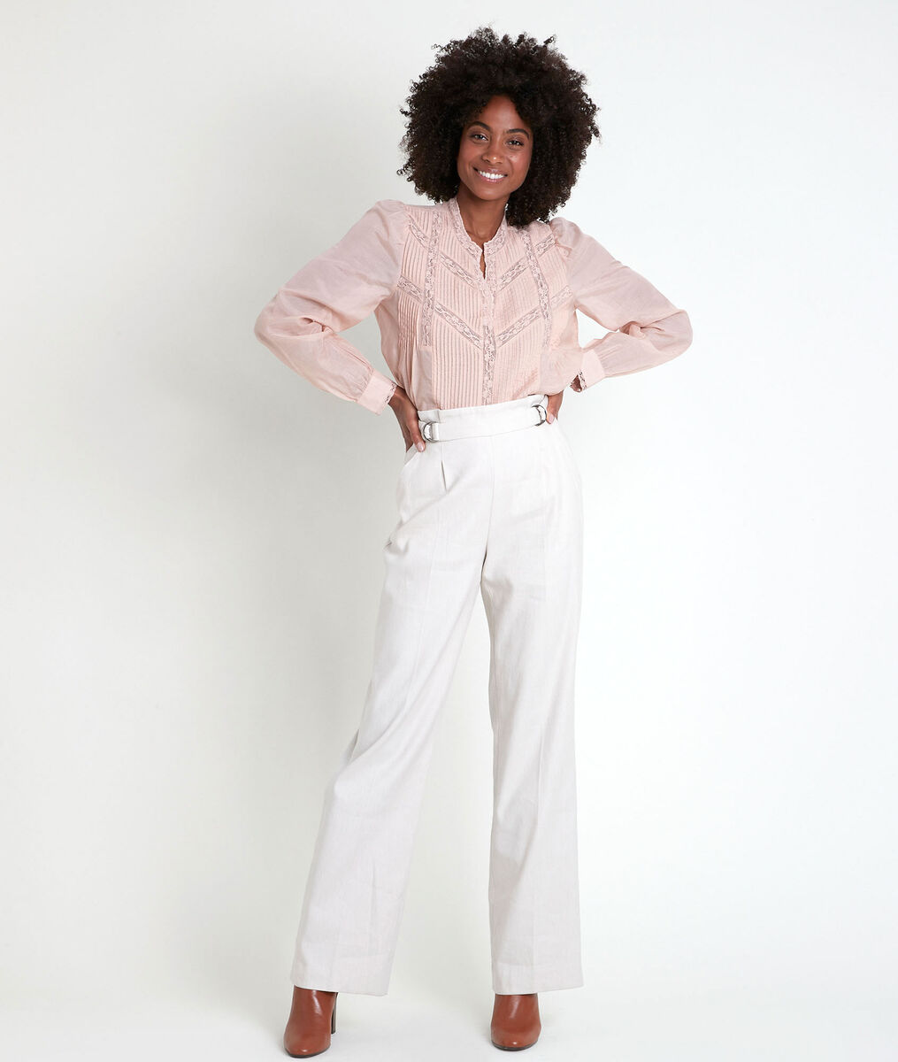 Blouse poudre en dentelle Tara | 1-2-3 Blouse poudre en dentelle Tara PhotoZ | 1-2-3