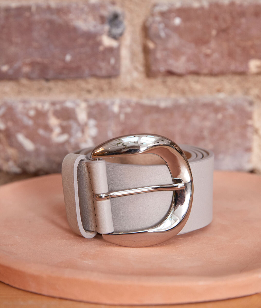 Ceinture en cuir large grise Edwige | 1-2-3 Ceinture en cuir large grise Edwige PhotoZ | 1-2-3