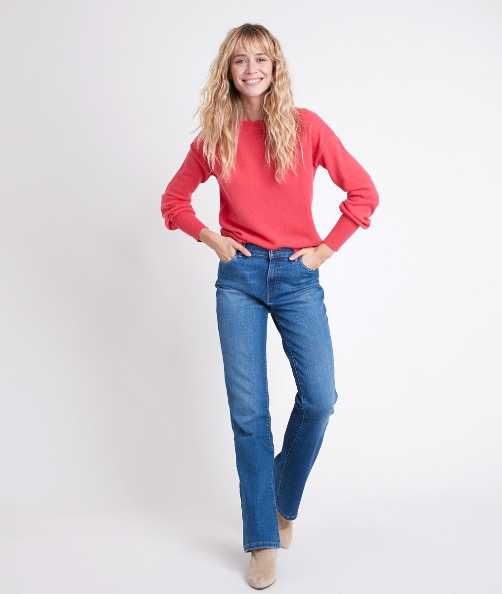 Pull en laine recyclée rose Alanis | 1-2-3 Pull en laine recyclée rose Alanis PhotoZ | 1-2-3