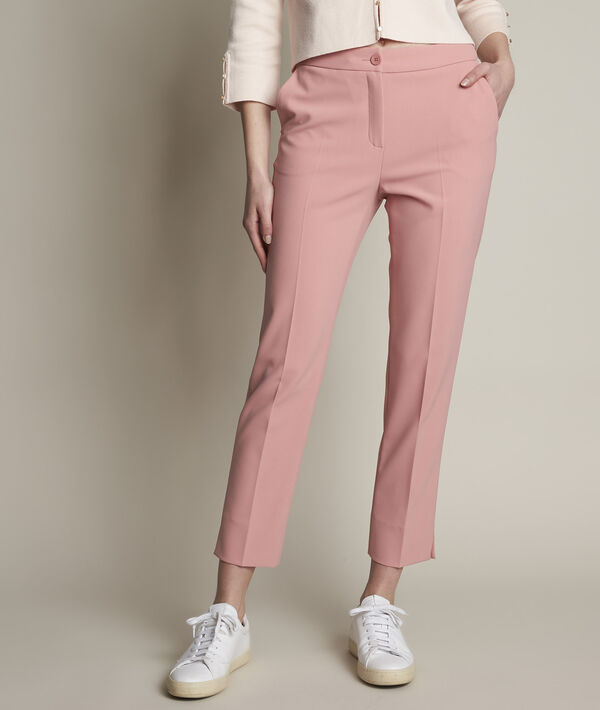 Pantalon cigarette en microfibre Suzanne | 1-2-3 Pantalon cigarette en microfibre Suzanne PhotoZ | 1-2-3