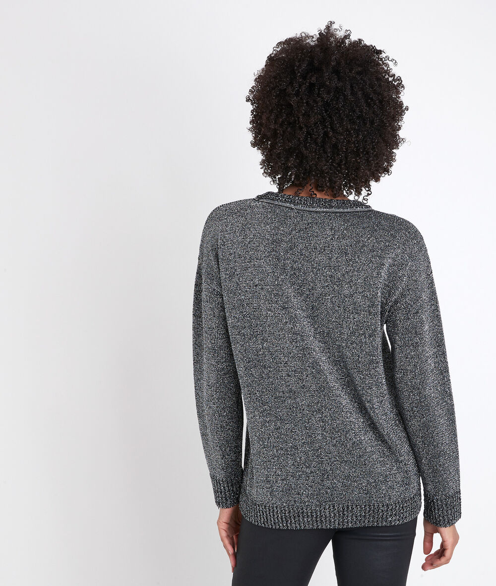 Pull lurex noir roline noir.