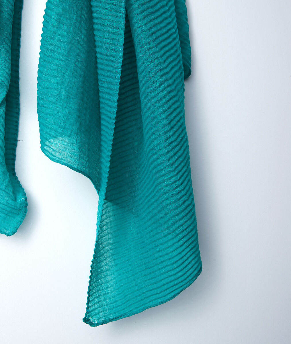Foulard plissé jade Barry | 1-2-3 Foulard plissé jade Barry PhotoZ | 1-2-3