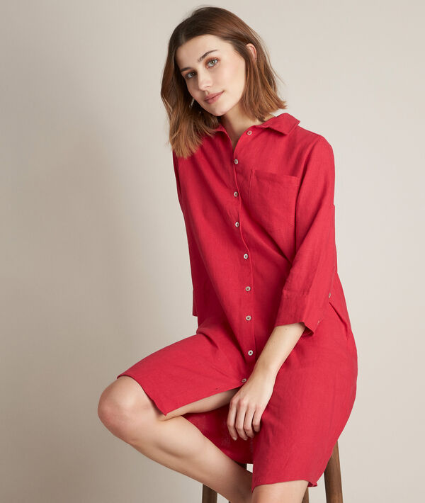 Robe chemise en lin Céline | 1-2-3 Robe chemise en lin Céline PhotoZ | 1-2-3