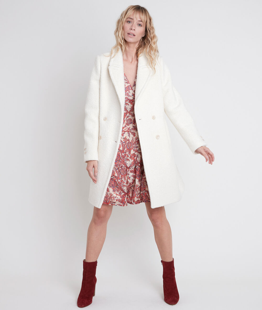 Rotes kleid mit boh&egrave;me-print lou rouge.