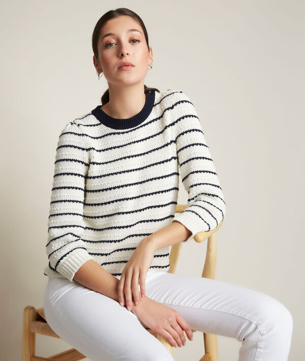 Pull rayé Daphnee | 1-2-3 Pull rayé Daphnee PhotoZ | 1-2-3